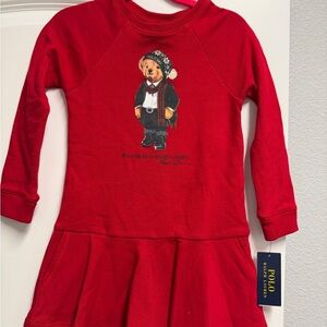 Polo by Ralph Lauren Red Bear Graphic Top
